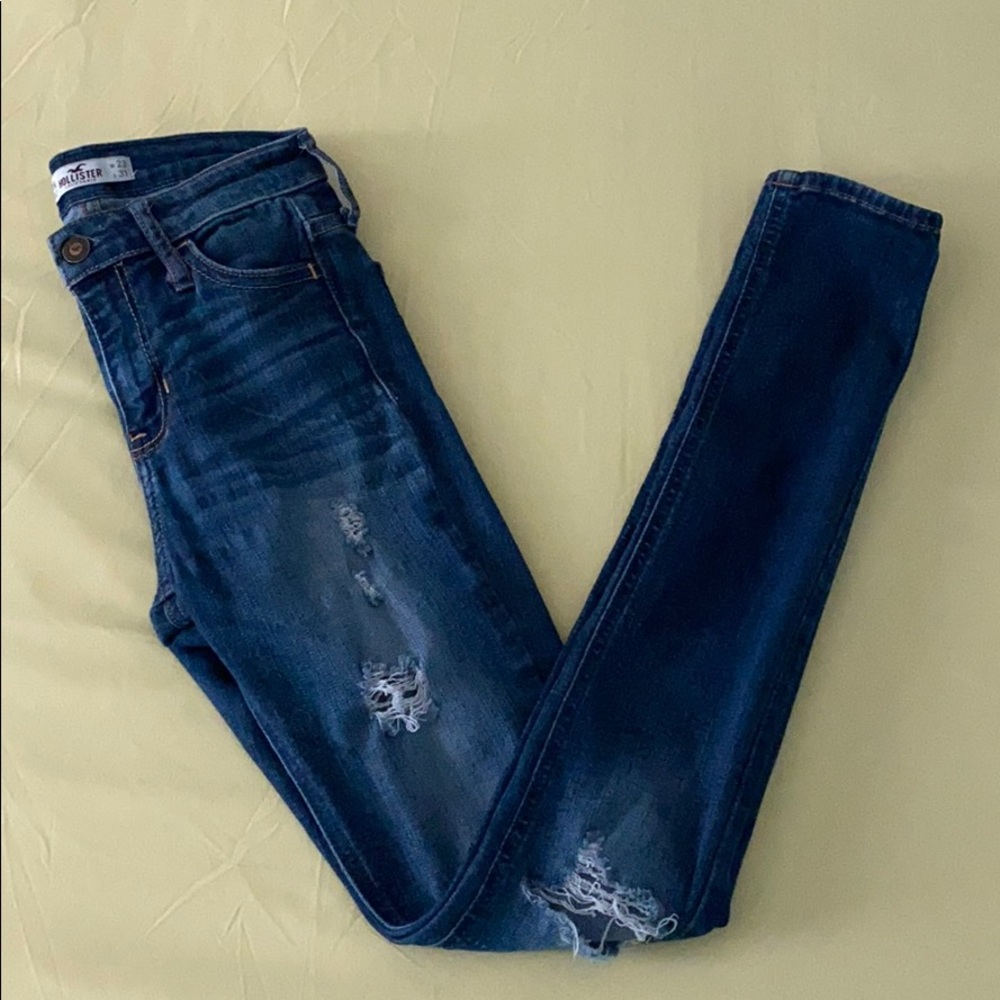 Blue-wash Hollister Skinny jeans